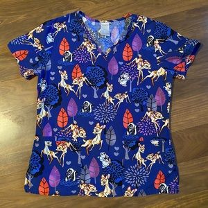 Disney Bambi Scrub Top- XS